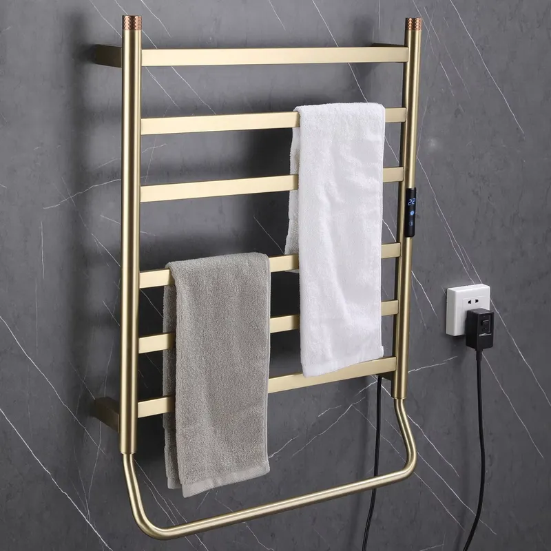 Towel Bar Stainless - Modern Adjustable 304 Stainless Steel Heated