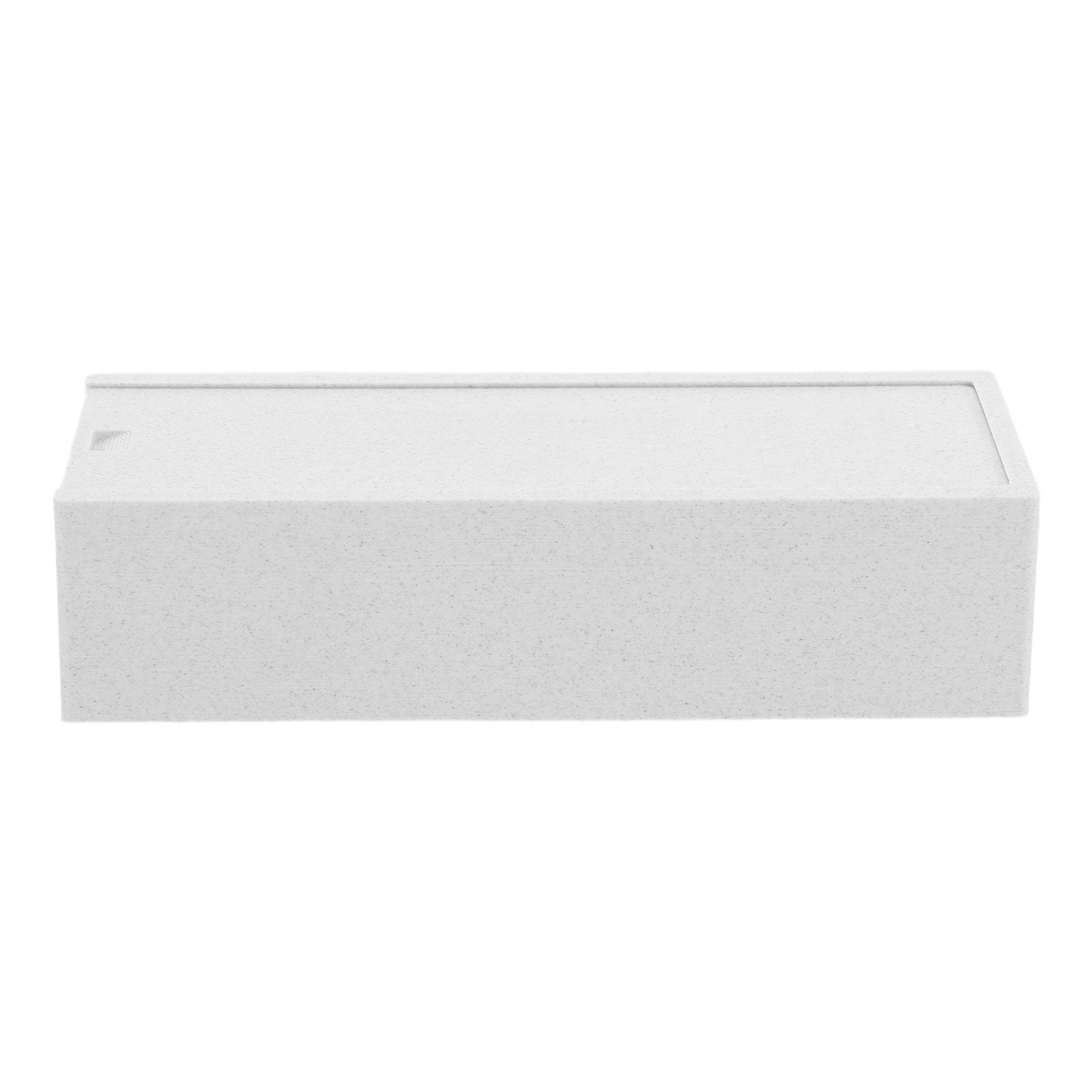 Home Bathroom Organizer - White Double Compartment Blade Storage Case