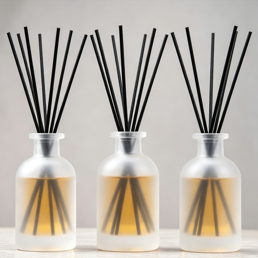 Home Bathroom Freshener - 50Pcs 3mm Black Fiber Reed Diffuser