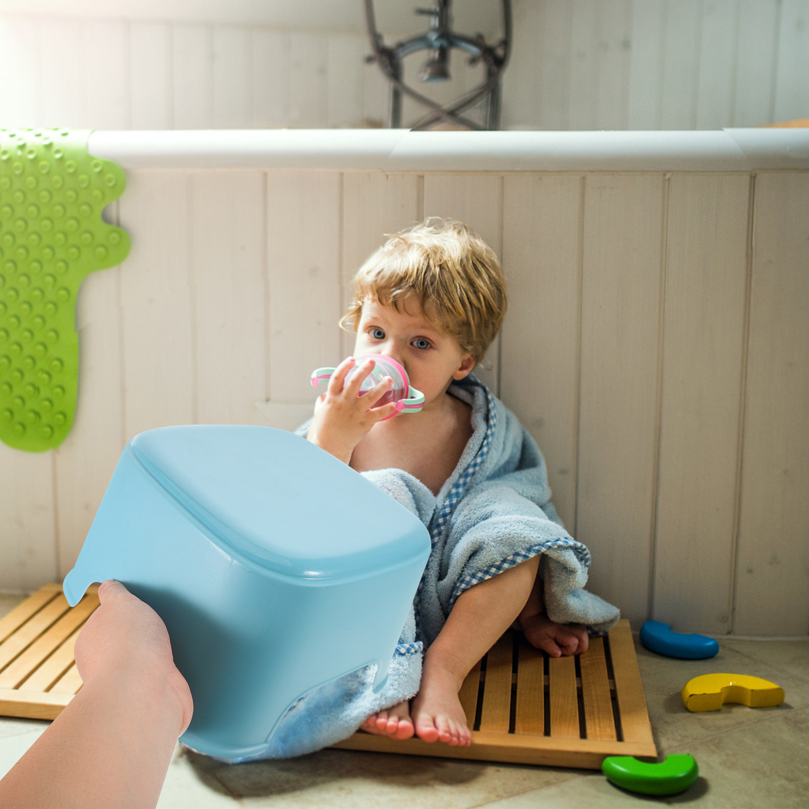 Home Bathroom Sink - Toddler Step Stool for Bathroom Sink