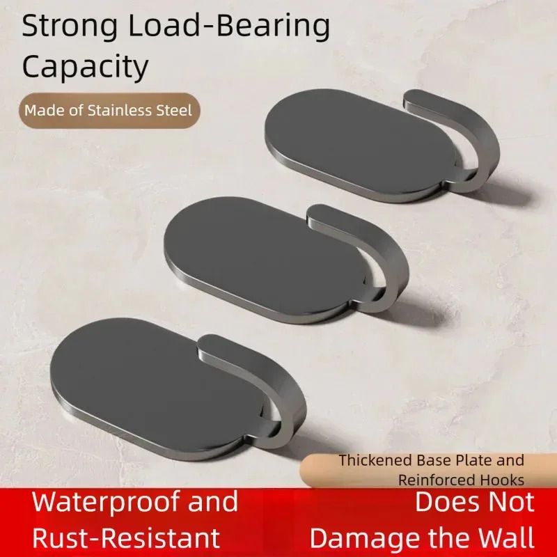 Towel Bar Stainless - Heavy Duty Stainless Steel Wall Adhesive