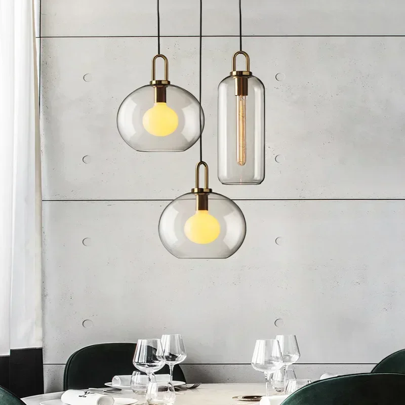 Nordic Glass Art Design Black  - Home Bathroom Lighting Design review and price