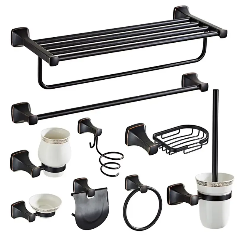 9-Piece Modern Black Stainless - Towel Bar Stainless review and price