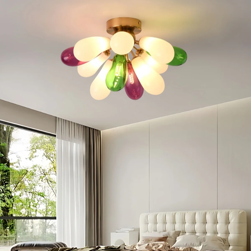 Modern Eggplant Design Colored - Home Bathroom Lighting Design review and price