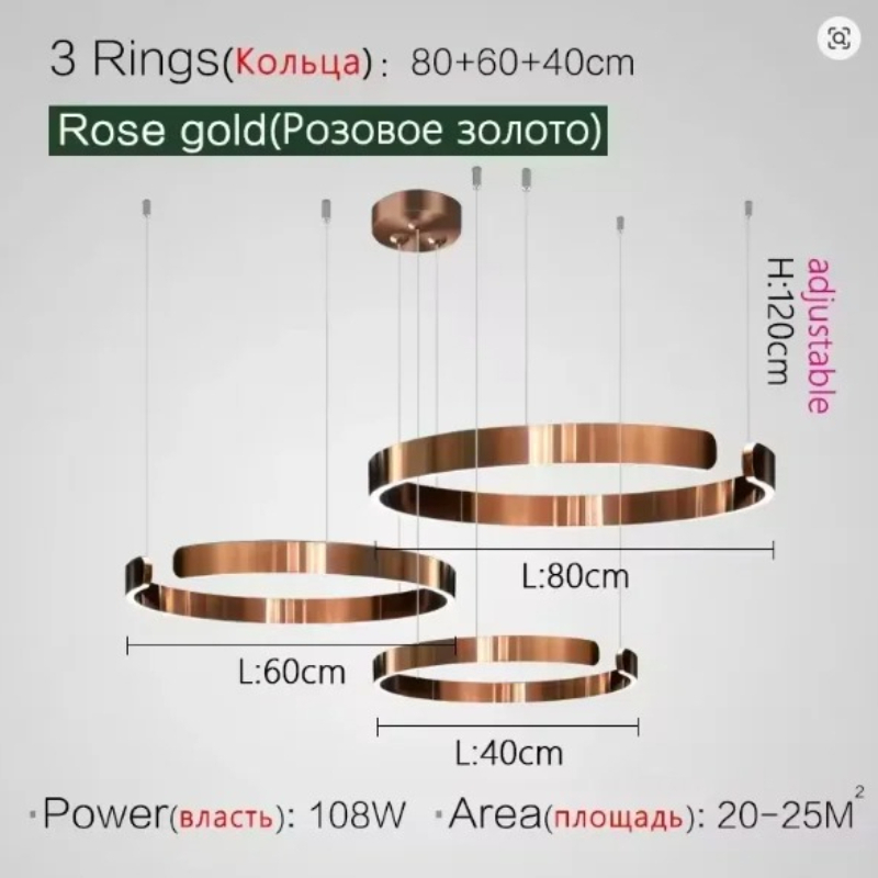 Luxury Design Circle LED Penda - Home Bathroom Lighting Design review and price