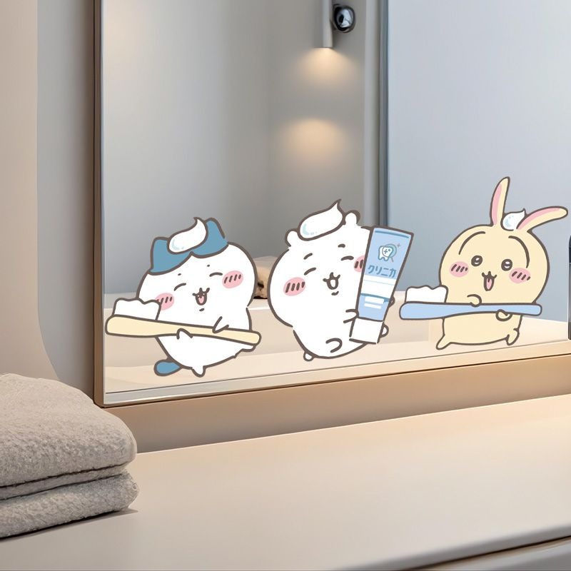 Hot Chiikawa Mirror Stickers S - Japan Bathroom.Home review and price