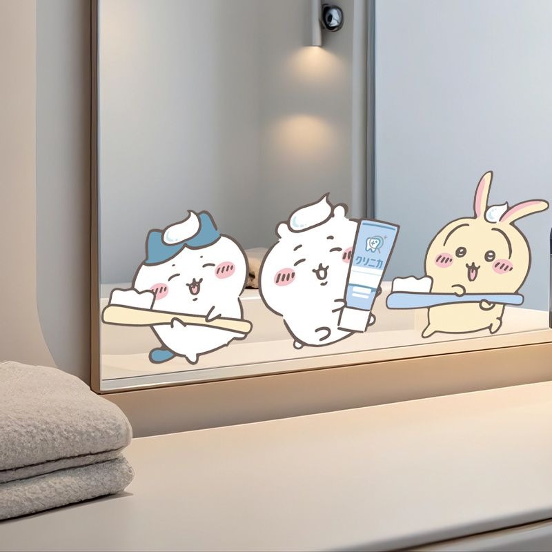 Hot Chiikawa Mirror Stickers S - Japan Bathroom.Home review and price