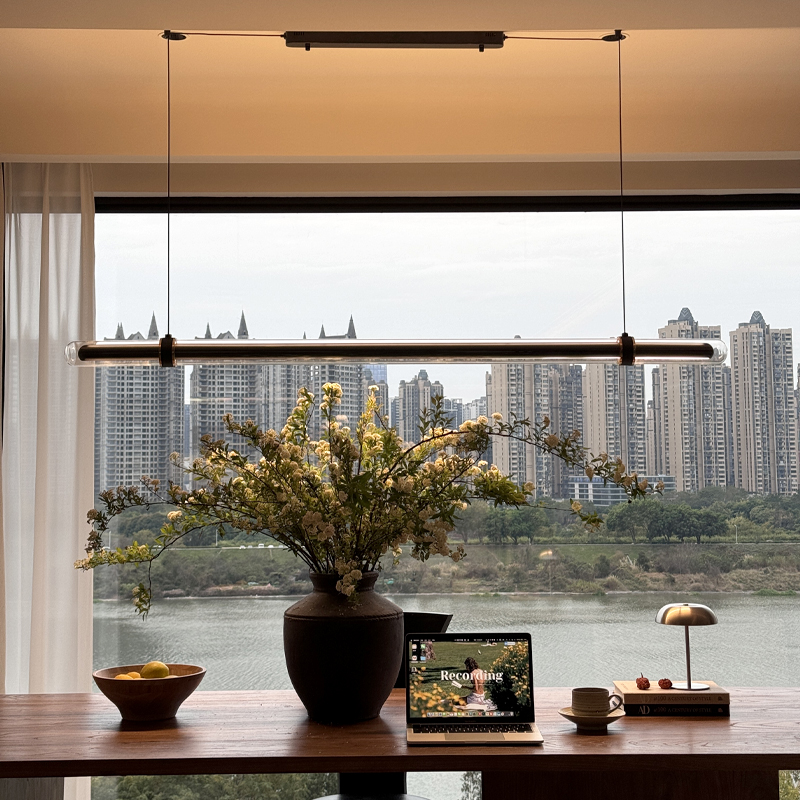 Luxury Black Long Dining Room  - Home Bathroom Lighting Design review and price