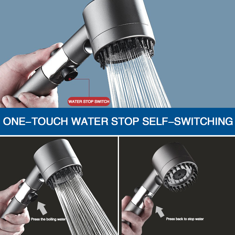 High-pressure Shower Head 3-mo - Home Bathroom Water Filter review and price