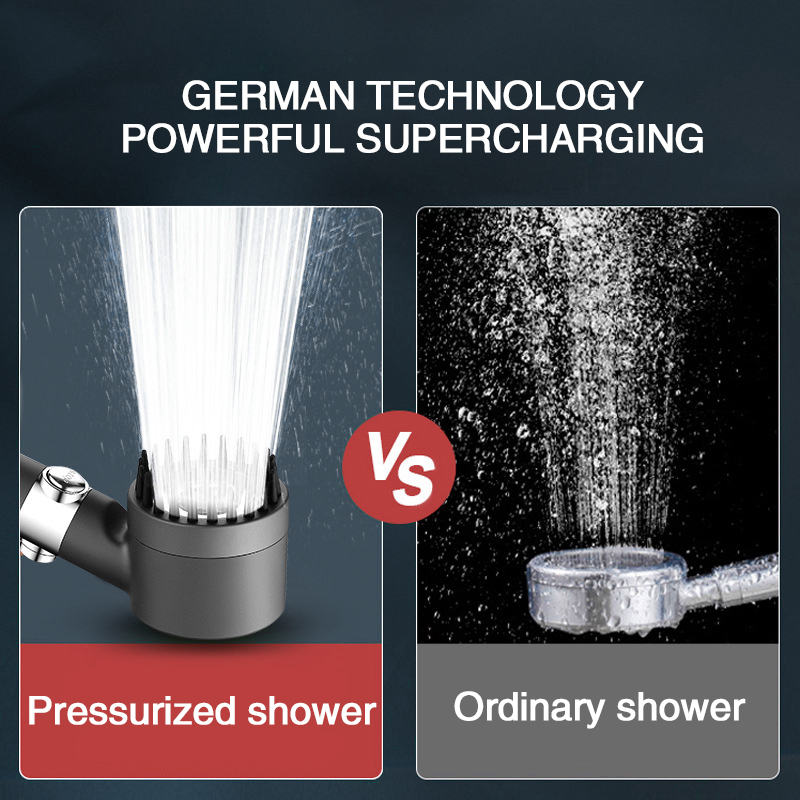High-pressure Shower Head 3-mo - Home Bathroom Water Filter review and price