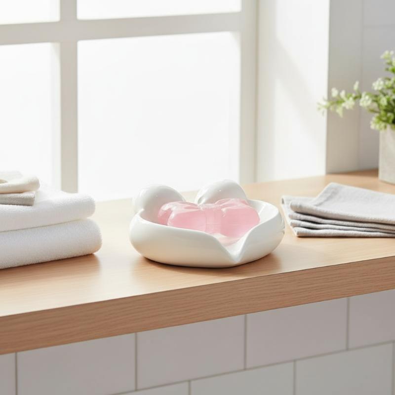 Cute Bow Heart Shaped Ceramic  - Home Bathroom Sink review and price