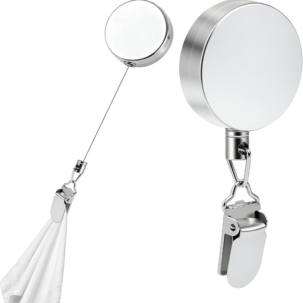 Retractable Towel Clip Holder  - Towel Bar Stainless review and price