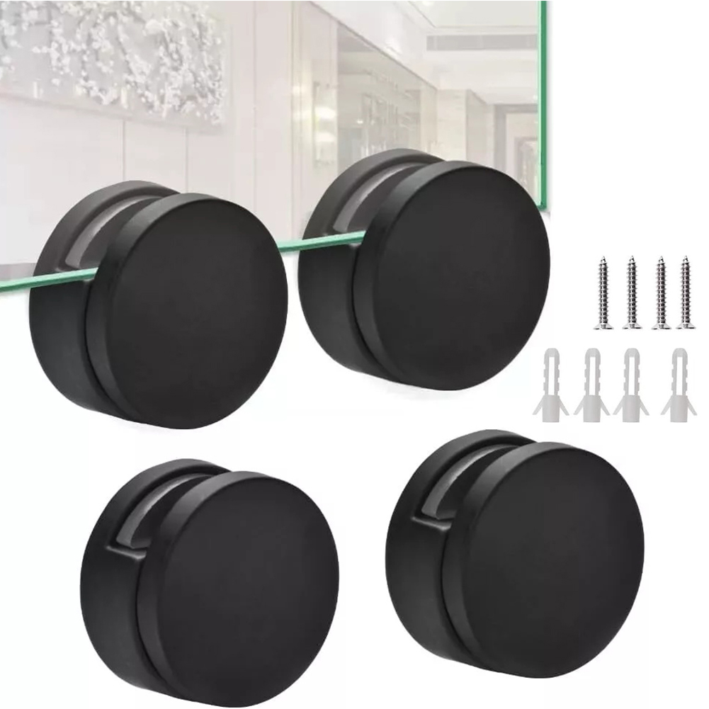 4pcs Glass Mirror Clamp Fixing - Home Hardware Bathroom Mirrors review and price