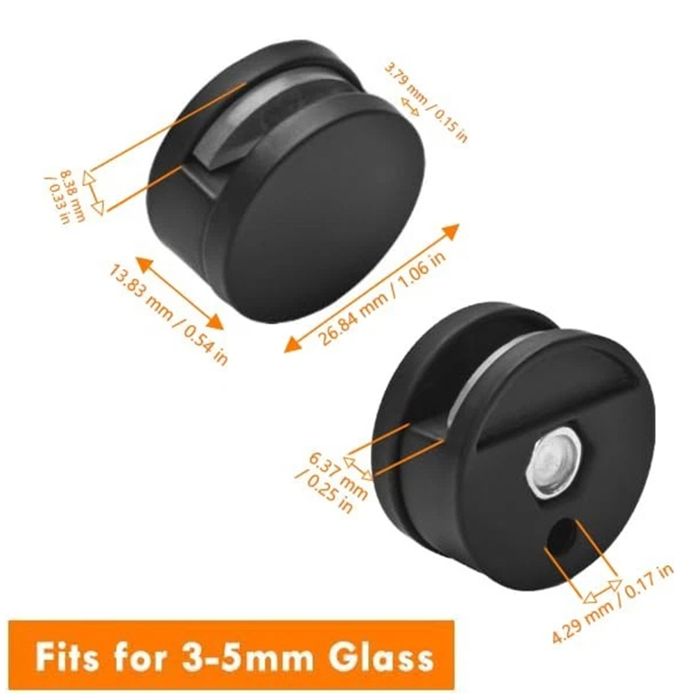 4pcs Glass Mirror Clamp Fixing - Home Hardware Bathroom Mirrors review and price