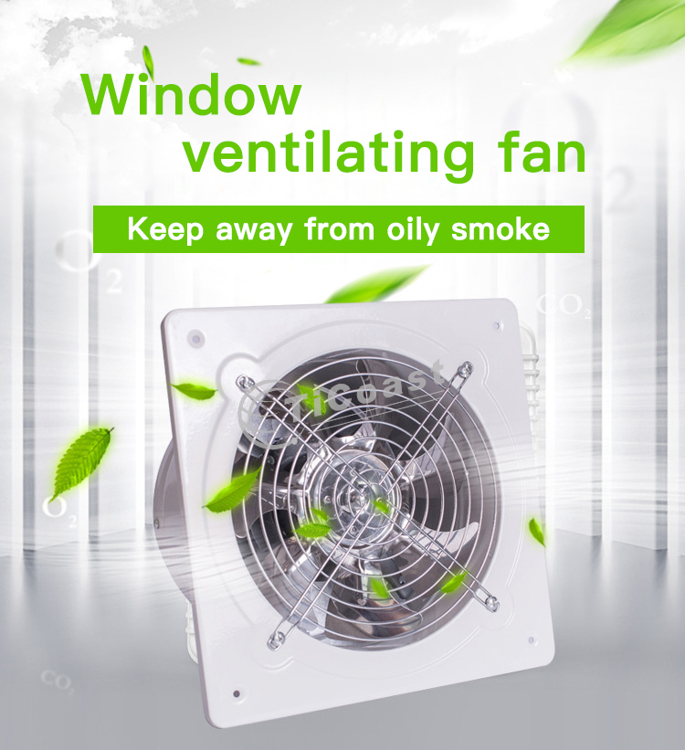 8 inch 80W Exhaust Fan High Sp - Home Bathroom Vent Fans review and price