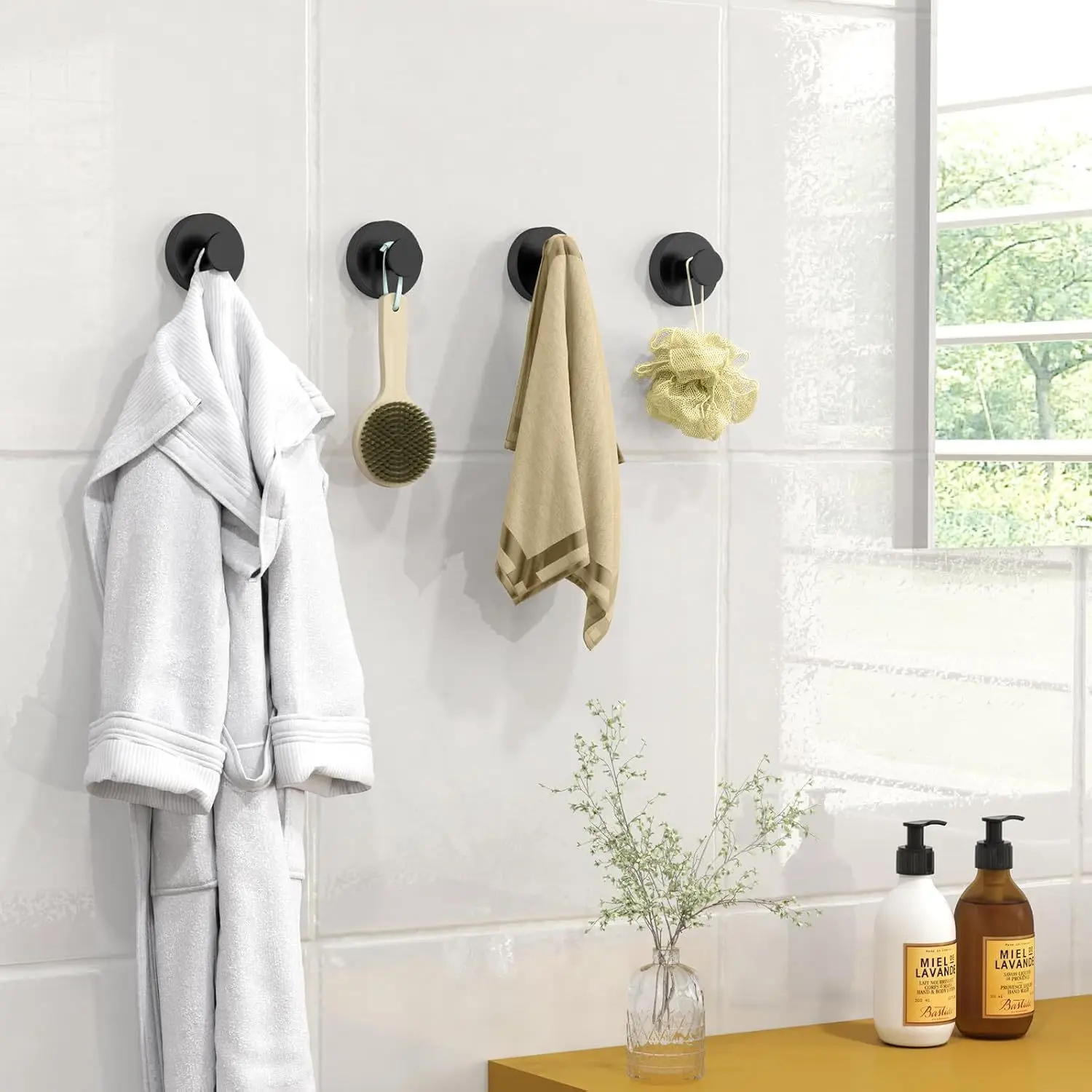 1-8PCS Stainless Steel Suction - Towel Bar Stainless review and price