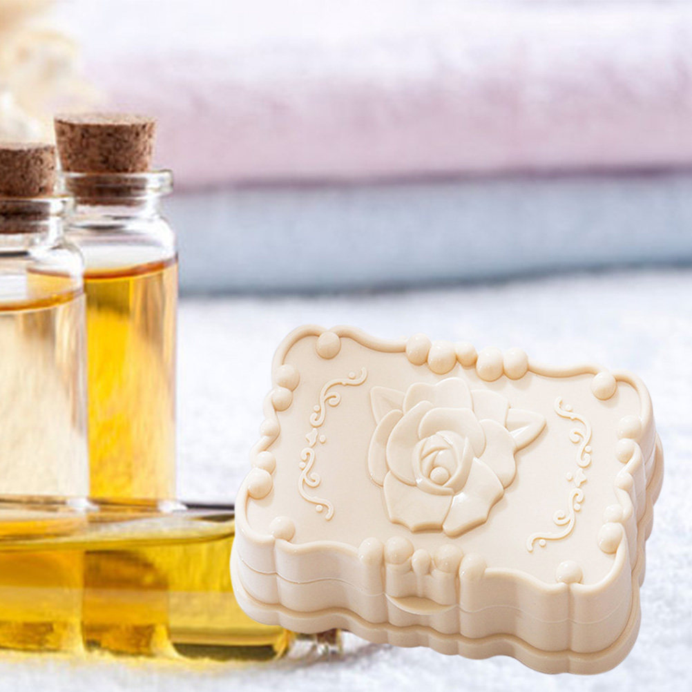 Beige Rose Soap Box Waterproof - Home Bathroom Organizer review and price