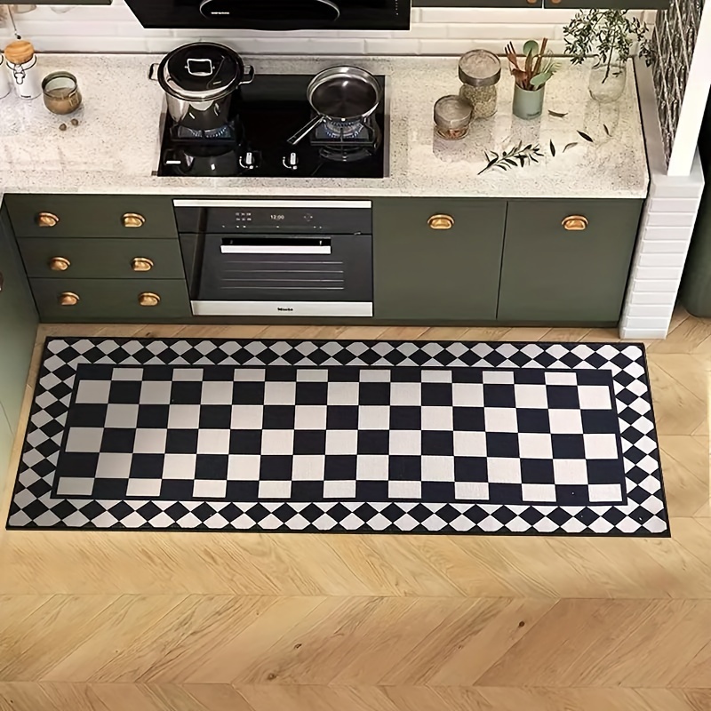 VIKAMA Black White Checkered A - Japan Bathroom.Home review and price