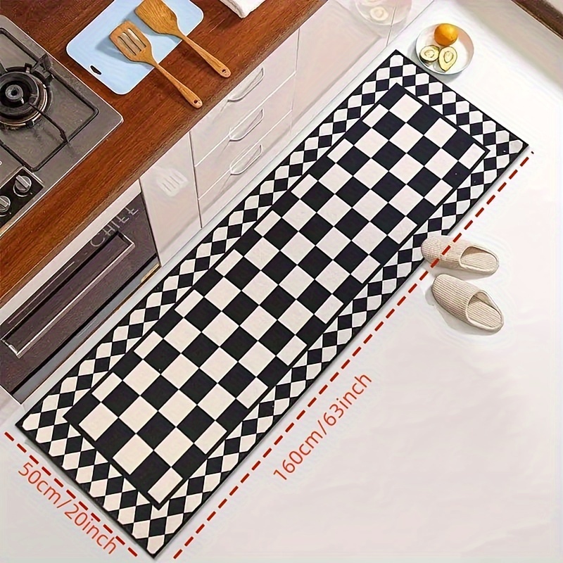 VIKAMA Black White Checkered A - Japan Bathroom.Home review and price