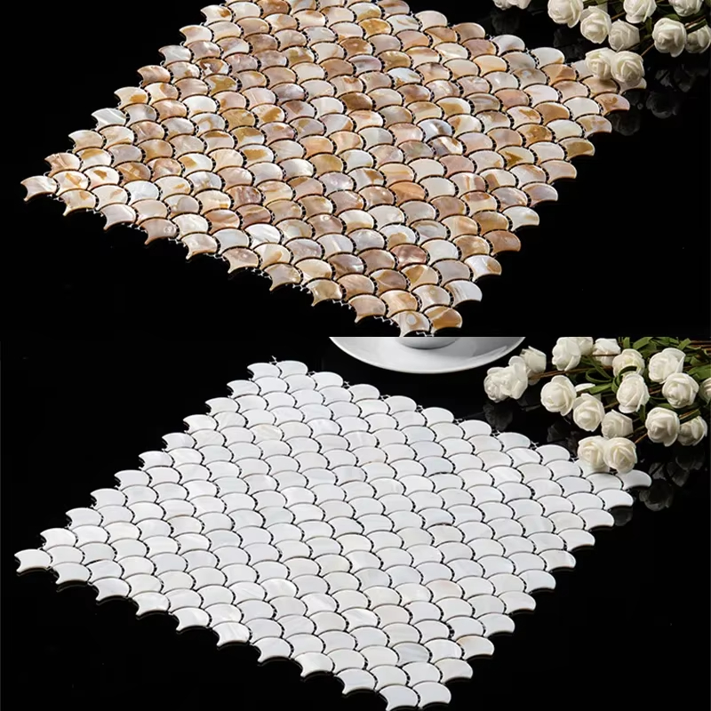 1 Pcs Fish Scale Fan Dyed Shel - Home Bathroom Exhaust Fan review and price
