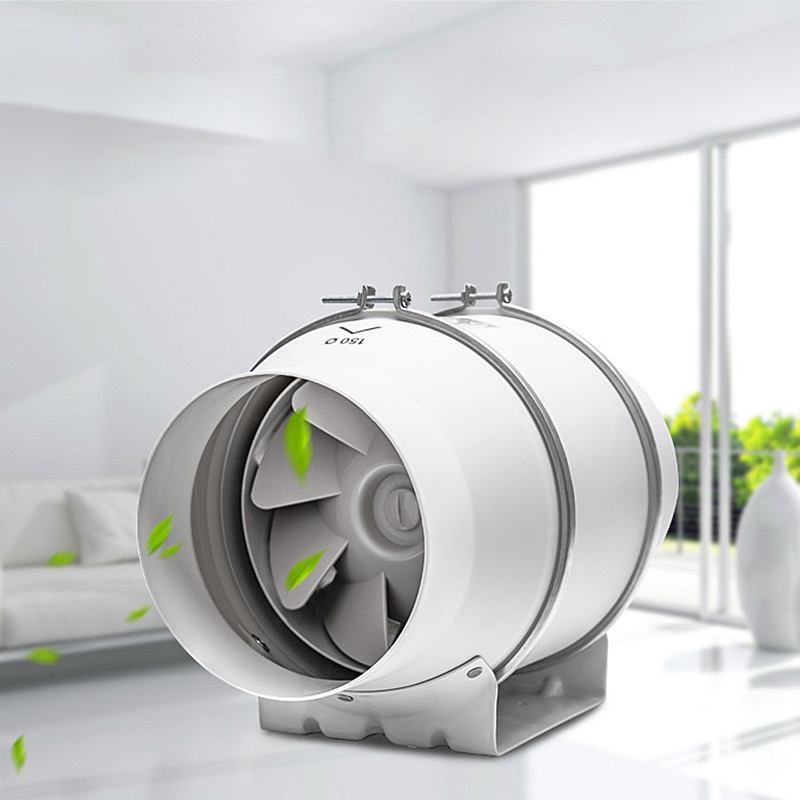6'' Inline Duct Fan Air Ventil - Home Bathroom Vent Fans review and price
