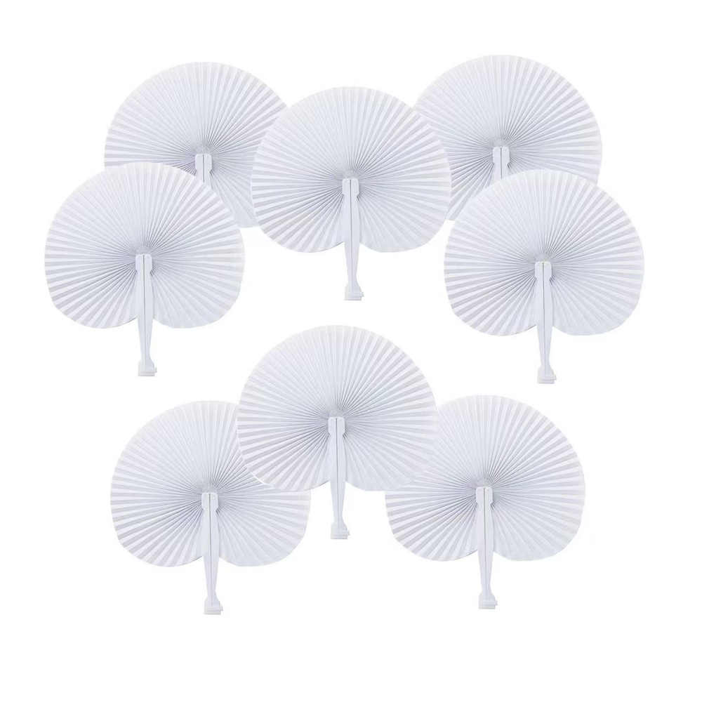 12PC White Folding Paper Fan f - Home Bathroom Exhaust Fan review and price