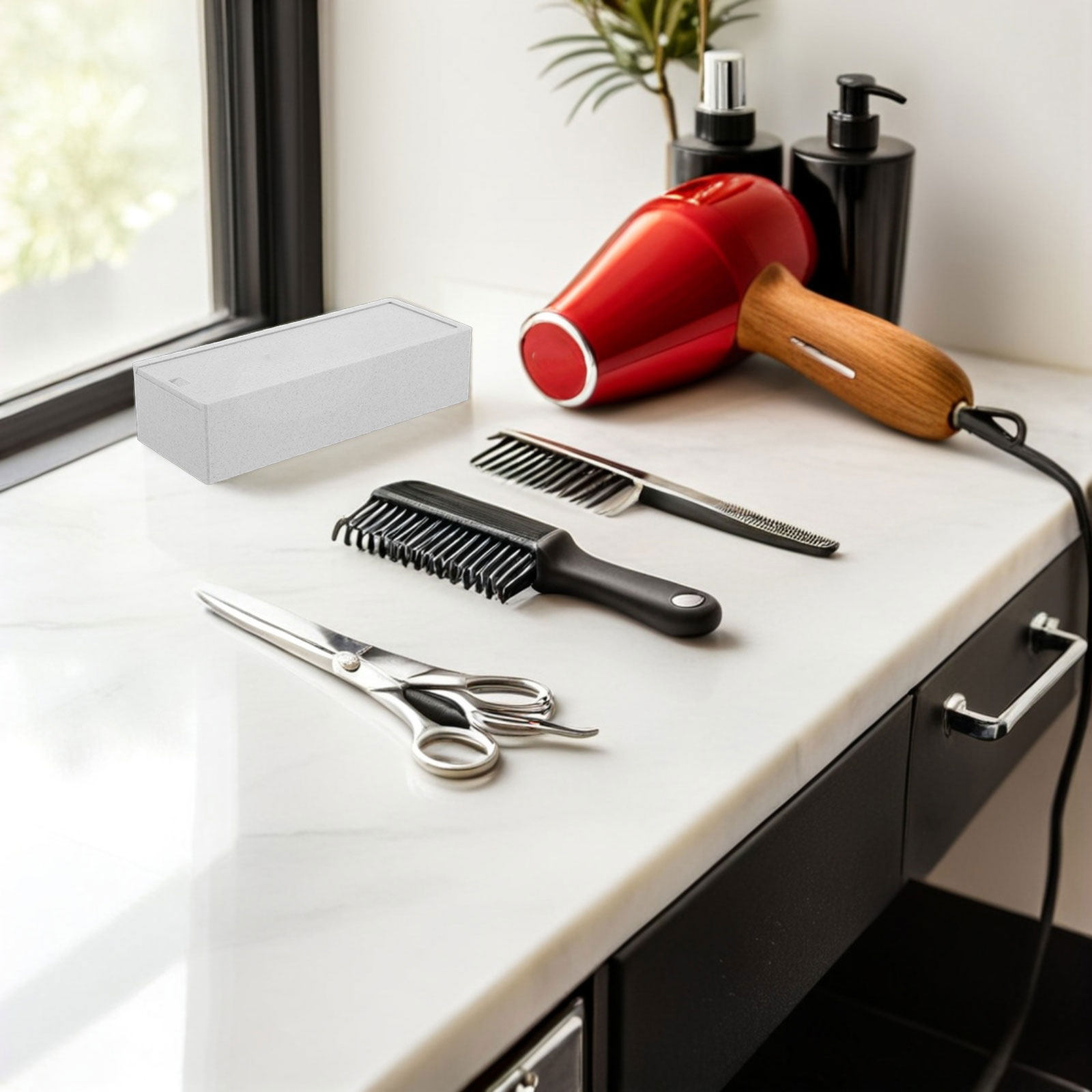 White Double Compartment Blade - Home Bathroom Organizer review and price