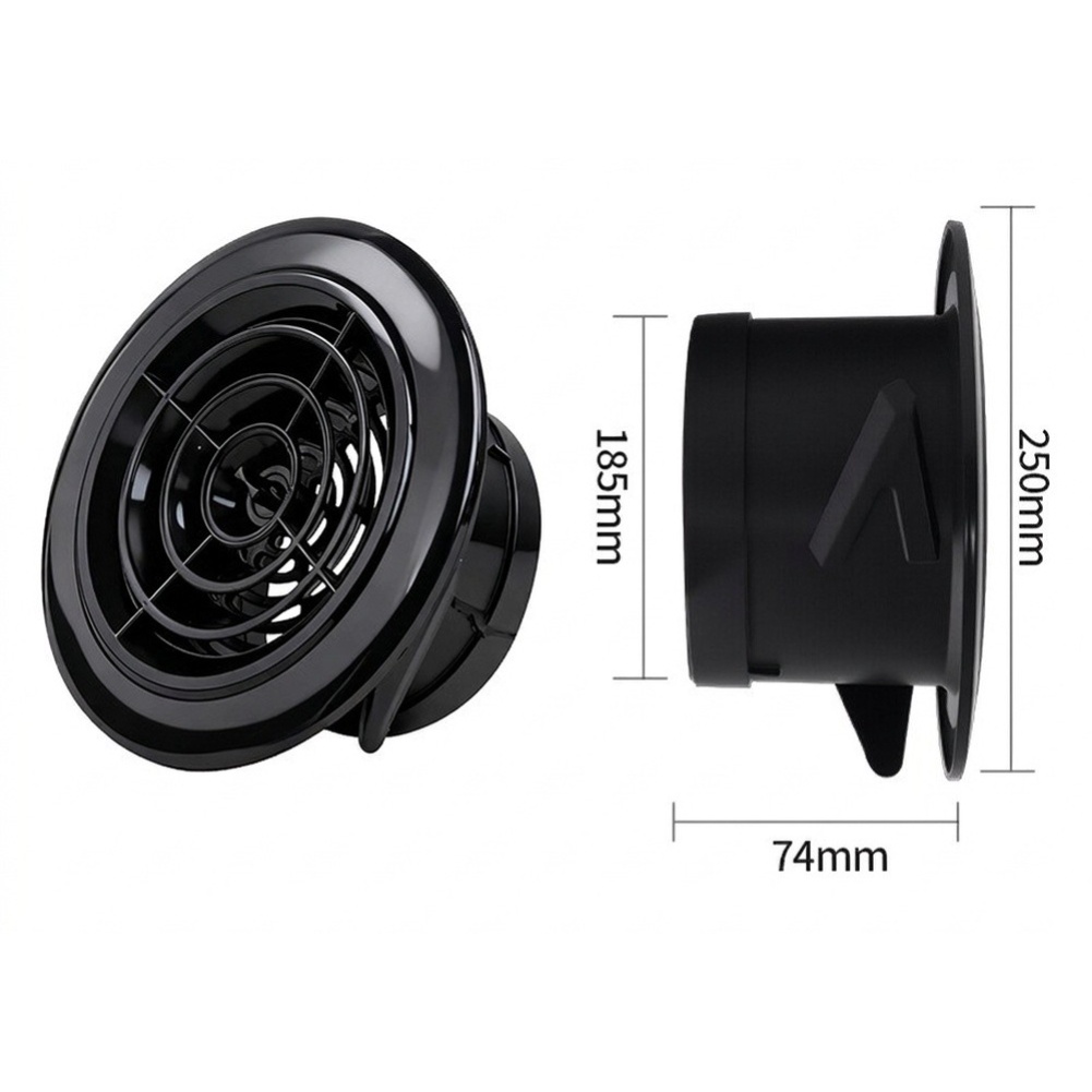 200mm Round Rotating Air Vent  - Home Bathroom Vent Fans review and price