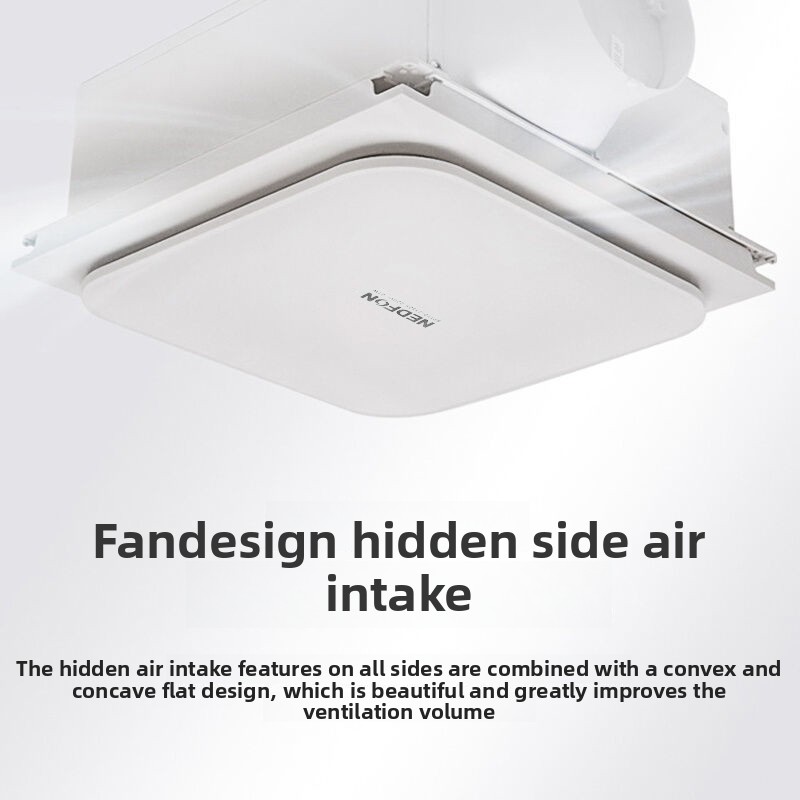 Ultra-thin and powerful integr - Home Bathroom Exhaust Fan review and price