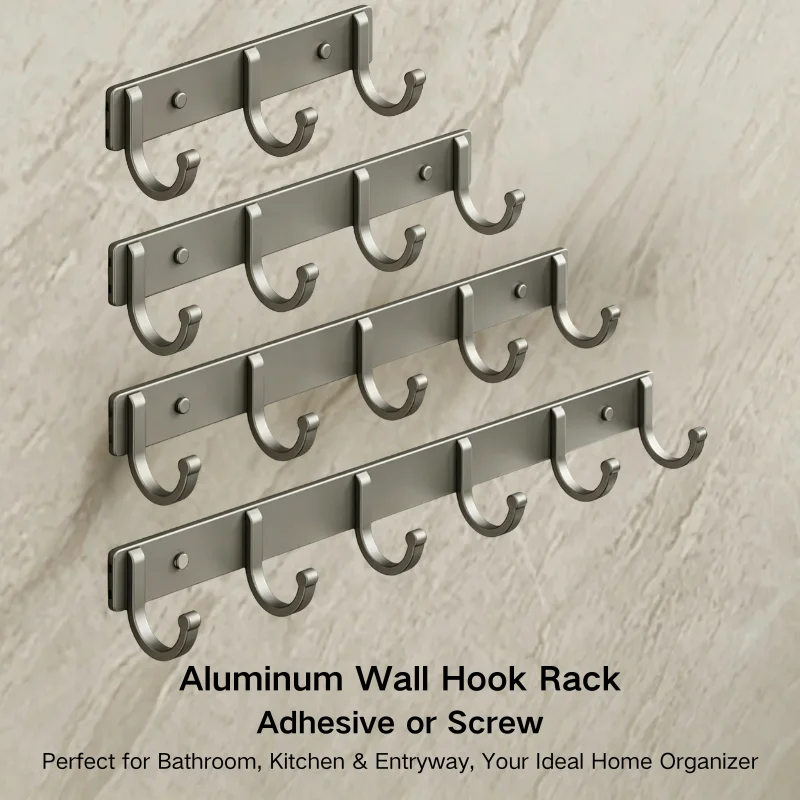 Aluminum Wall Hook Rack – No-D - Home Bathroom Organizer review and price
