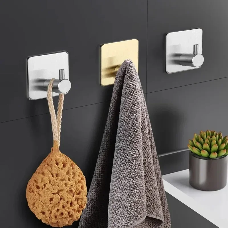 1-5pcs Self Adhesive Bathroom  - Towel Bar Stainless review and price