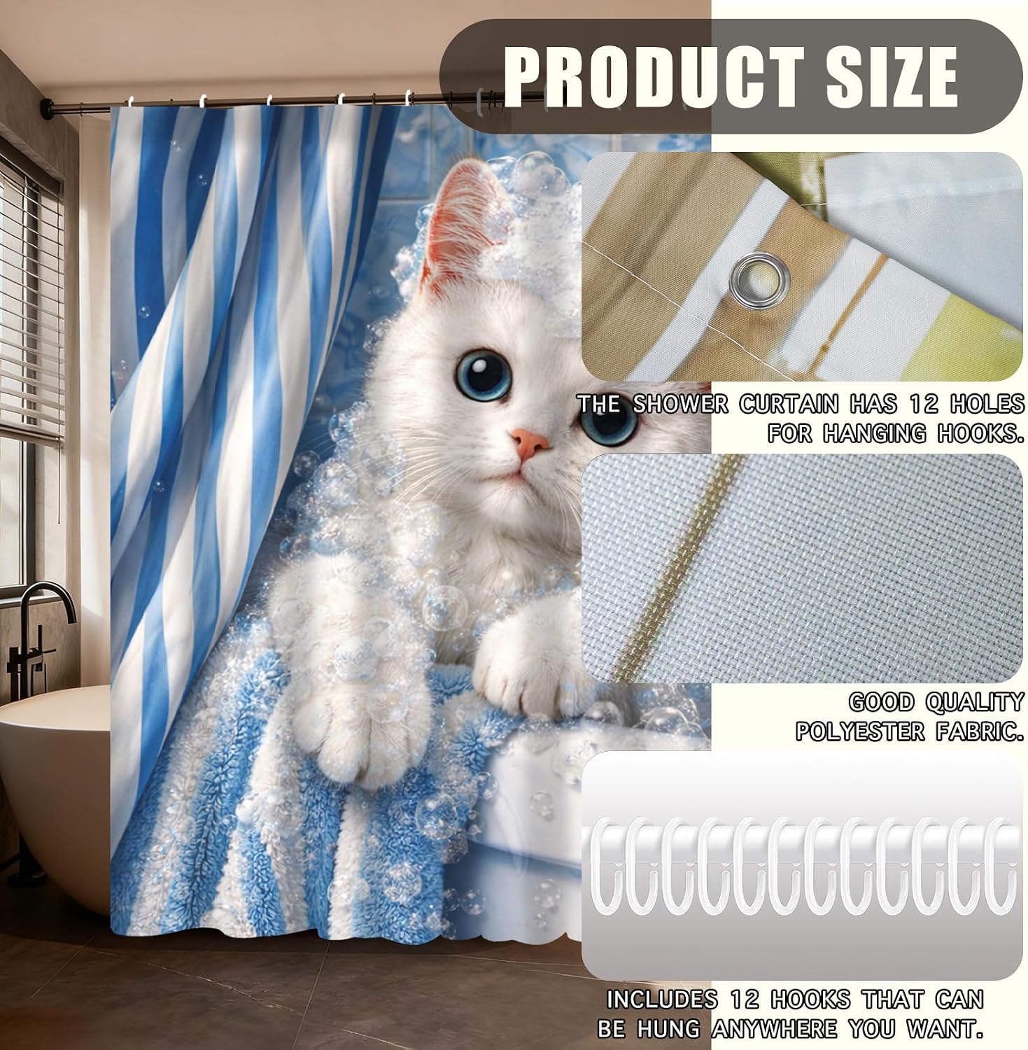 Adorable Kitten Bubble Shower  - Adorable Home Bathroom Ideas review and price