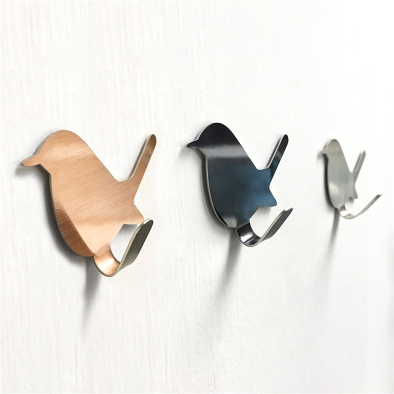2Pcs Self Adhesive Hooks Bird  - Towel Bar Stainless review and price