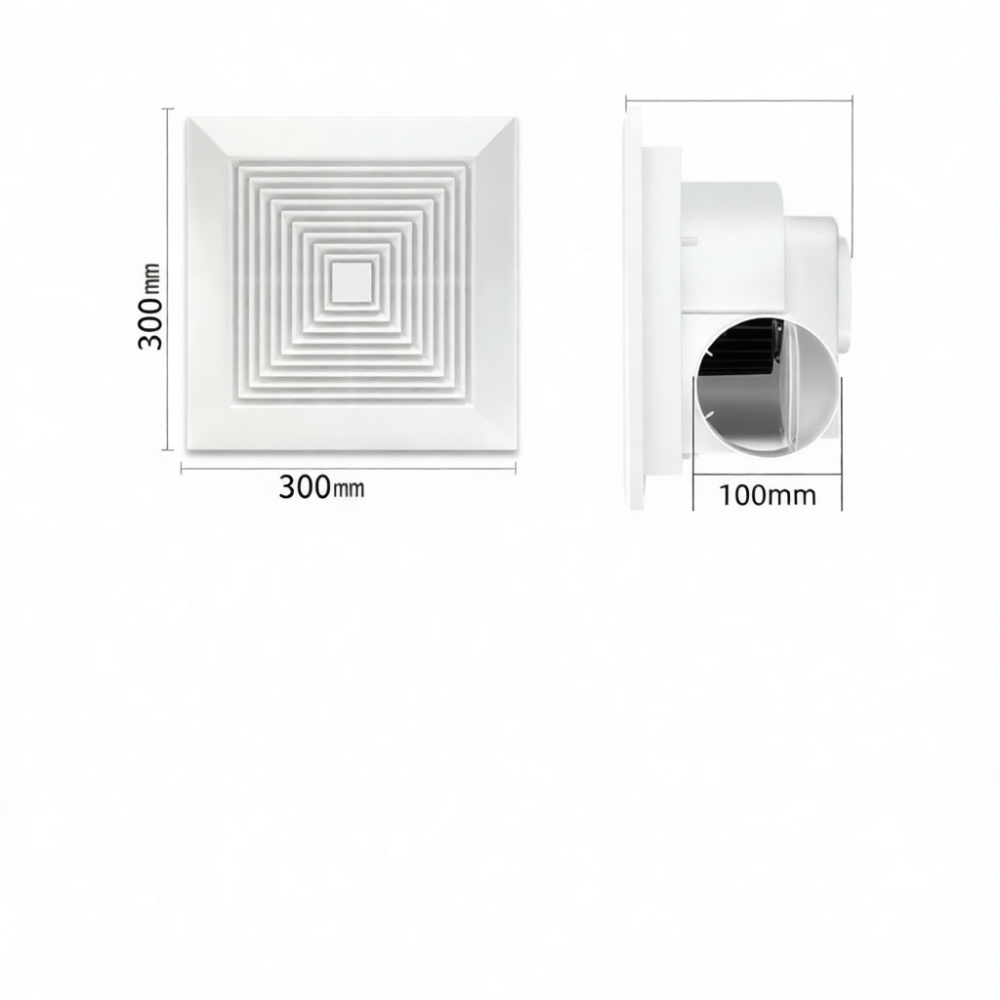 Powerful Embedded Ceiling Exha - Home Bathroom Vent Fans review and price