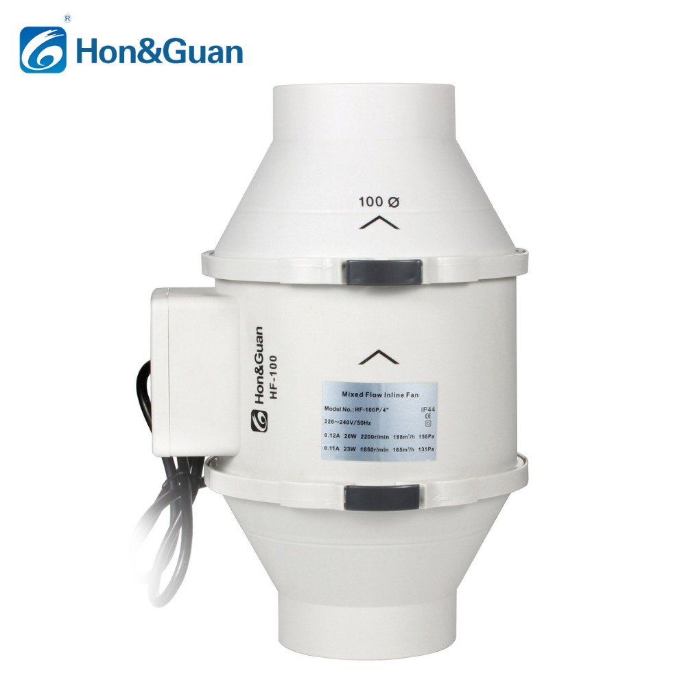 4'' Silent Inline Duct Fan Hig - Home Bathroom Vent Fans review and price